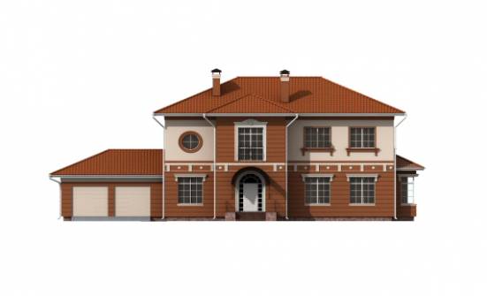 285-001-Л Проект двухэтажного дома, гараж, огромный коттедж из кирпича Назрань | Проекты домов от House Expert