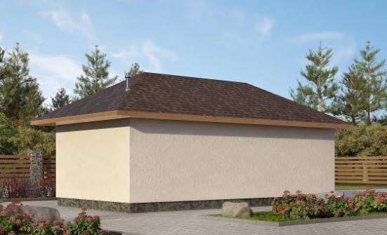 040-001-П Проект гаража из теплоблока Магас | Проекты домов от House Expert
