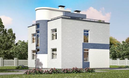 180-005-П Проект двухэтажного дома, просторный коттедж из поризованных блоков Назрань | Проекты домов от House Expert