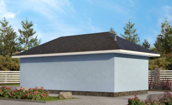 040-001-Л Проект гаража из газосиликатных блоков Малгобек | Проекты домов от House Expert