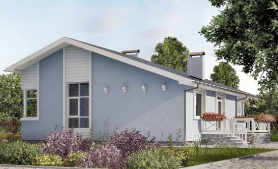 110-003-Л Проект одноэтажного дома, уютный дом из теплоблока Магас | Проекты домов от House Expert