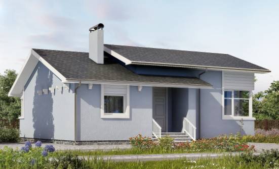 110-003-Л Проект одноэтажного дома, уютный дом из теплоблока Магас | Проекты домов от House Expert