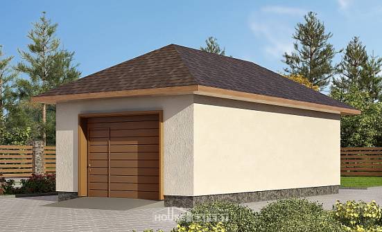 040-001-П Проект гаража из теплоблока Магас | Проекты домов от House Expert