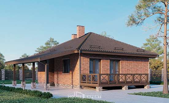 070-006-Л Проект одноэтажного дома, классический дом из бризолита Магас | Проекты домов от House Expert