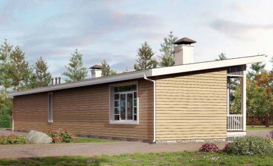 110-004-Л Проект бани из кирпича Магас | Проекты одноэтажных домов от House Expert