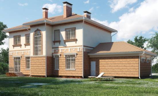 285-001-Л Проект двухэтажного дома, гараж, огромный коттедж из кирпича Назрань | Проекты домов от House Expert