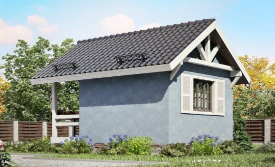 020-001-Л Проект одноэтажного дома, компактный дом из дерева Малгобек | Проекты домов от House Expert