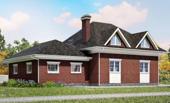 290-002-П Проект двухэтажного дома мансардой, гараж, уютный дом из твинблока Назрань | Проекты домов от House Expert