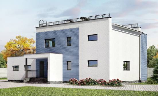 180-012-Л Проект двухэтажного дома, гараж, средний дом из кирпича Назрань | Проекты домов от House Expert