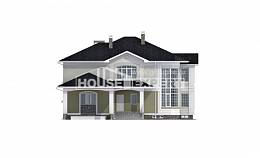 620-001-Л Проект трехэтажного дома, гараж, большой домик из твинблока Малгобек, House Expert