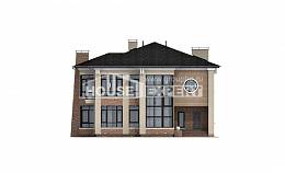 300-005-Л Проект двухэтажного дома, красивый домик из кирпича Магас, House Expert
