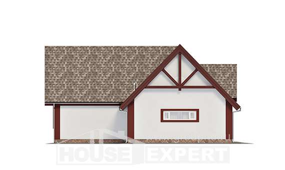 145-002-Л Проект гаража из твинблока Магас, House Expert