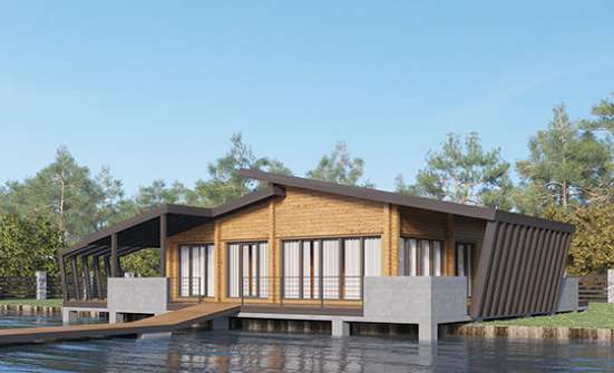100-007-П Проект бани из бревен Малгобек | Проекты одноэтажных домов от House Expert